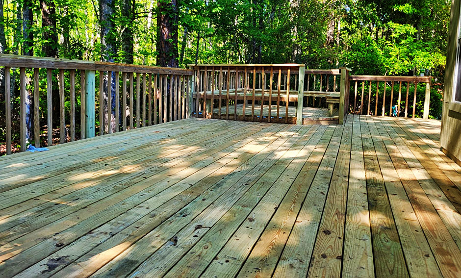 Deck Rebuild, Wood Rot Repair