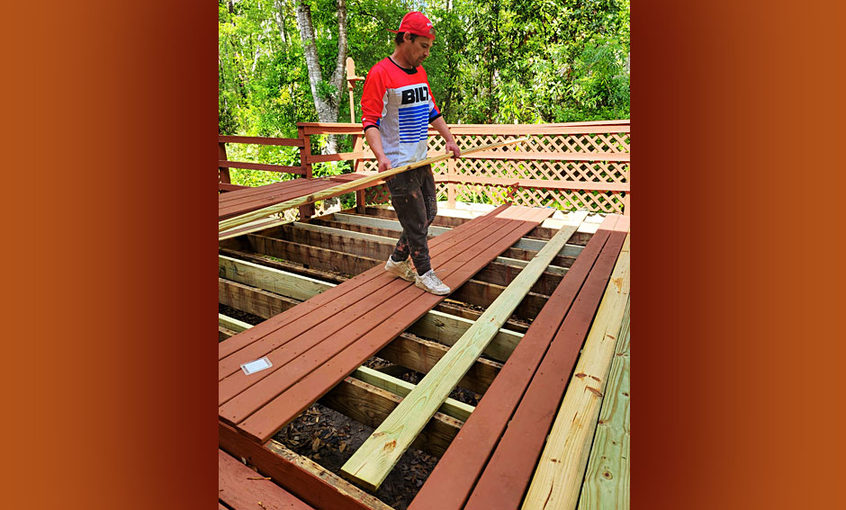 Deck Restoration, Wood Rot Repair