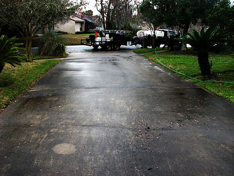 Driveway Surface Clean, Before